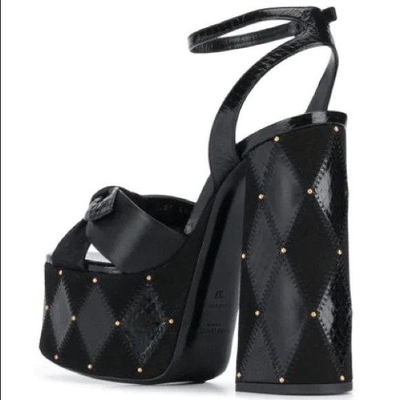 COPY - YSL Yves Saint Laurent Paige Suede Platfor… - Picture 9 of 10